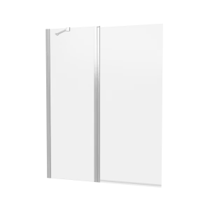 Britton Hoxton 6 Double Bath Screen 1150 Chrome