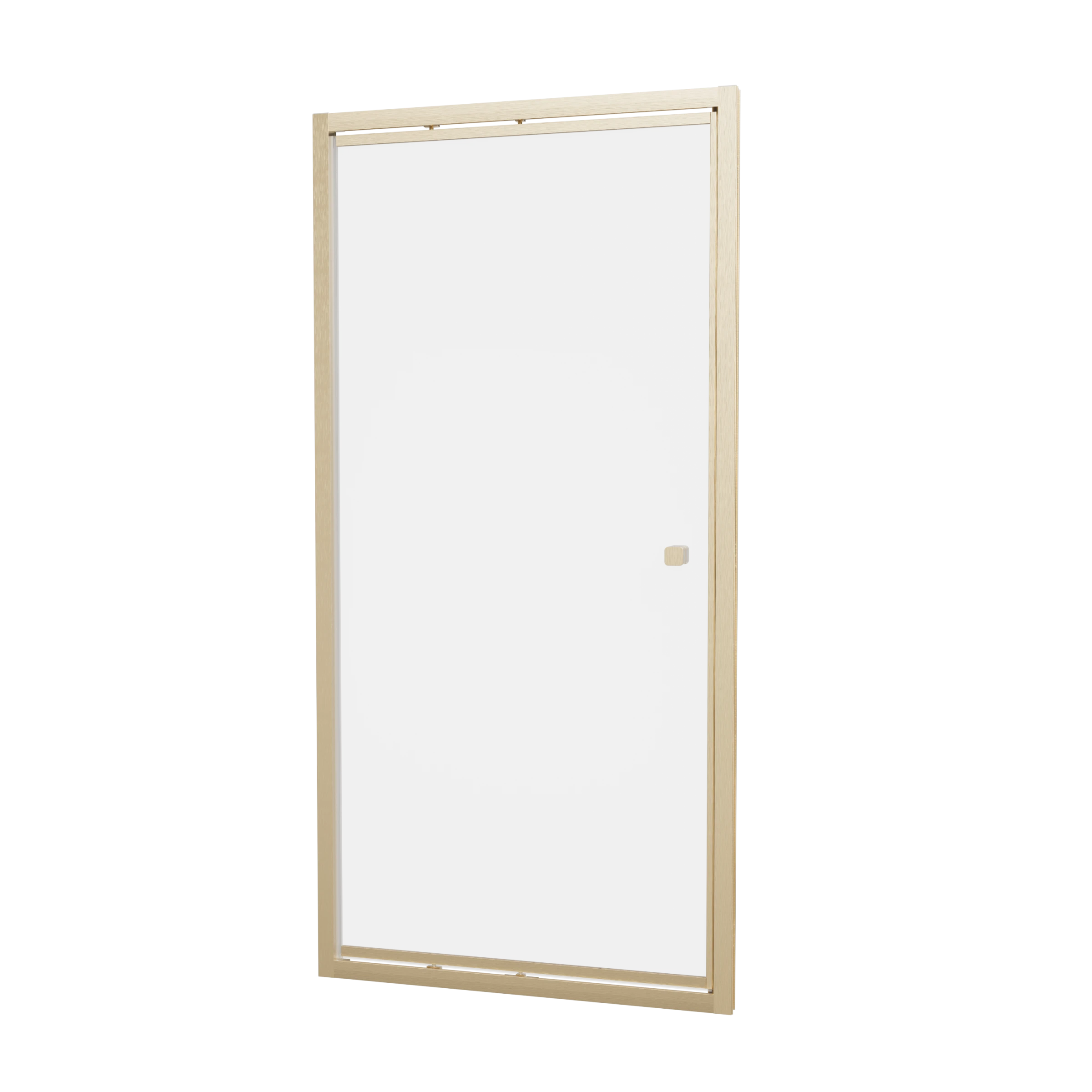 Britton Hoxton 6 Infold Door 1000 Brushed Brass