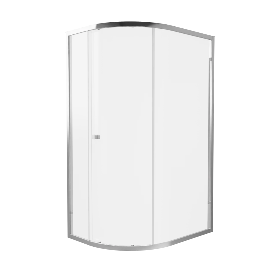Britton Hoxton 6 Quadrant Single Door 1000 X 800 Box A Chrome product image - Image 1