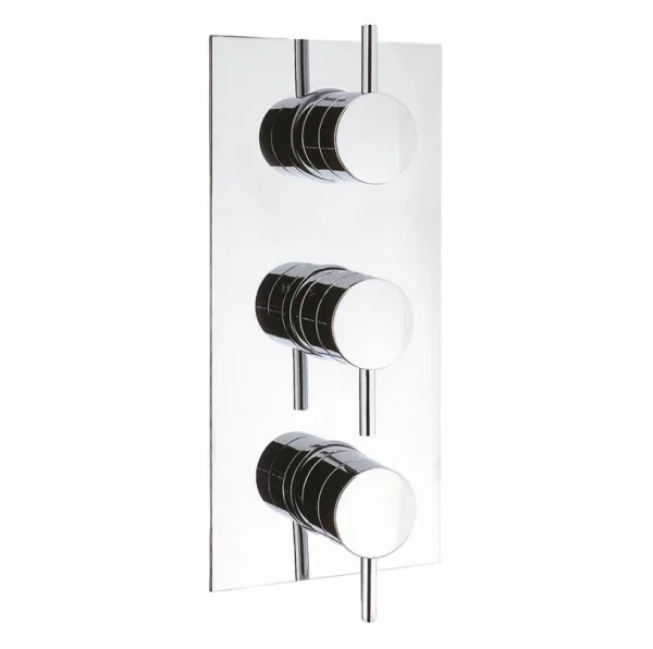 Crosswater Fusion 3 Handle Trimset for Shower Mixer Valve MB2000RV+ Chrome