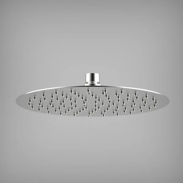 Ava Round 250mm Shower Head - Brushed Stainless Steel