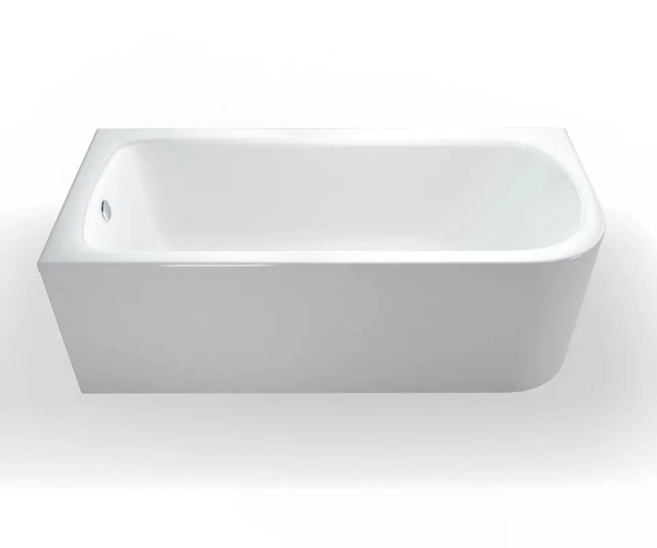 Britton Viride 1700 X 750mm Left Hand Offset Bath detail view - Image 3