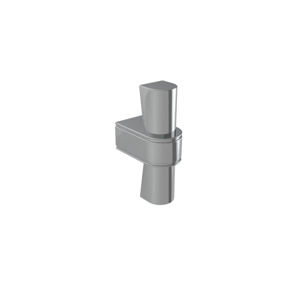 Burlington Riviera Ribbon Handle Pair Chrome product image - Image 3