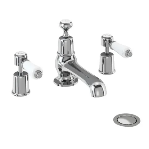 Burlington Quarter Turn 3th Tap With Pop Chrome detail view - Image 2
