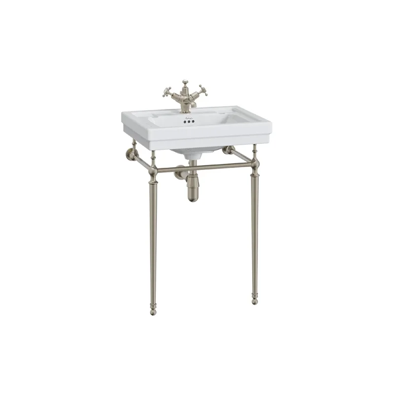 Burlington 56cm/58cm Basin Wash Stand Brushed Nickel product image - Image 3
