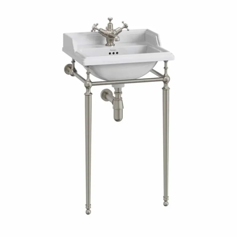 Burlington 50cm Basin Wash Stand Brushed Nickel product image - Image 2