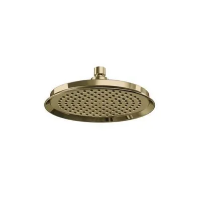 Burlington 9'' Abs Air Round Rain Shower Gold detail view - Image 2