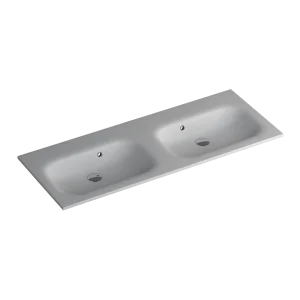 Faeber Silkstone Pearl 1200mm Double Basin Matt
