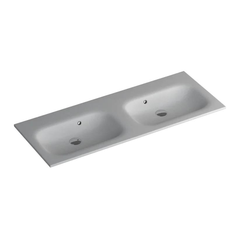 Faeber Silkstone Pearl 1200mm Double Basin Matt product image - Image 1