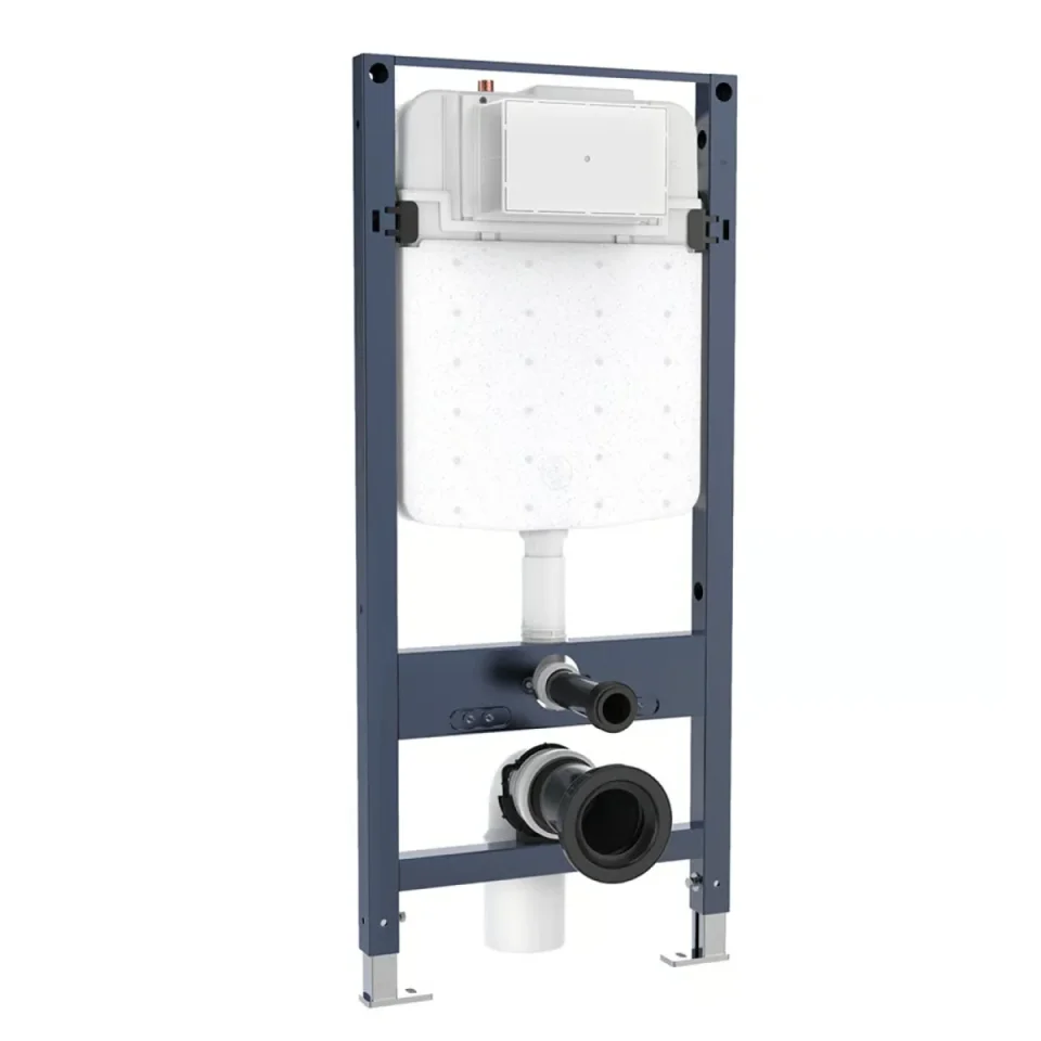 Crosswater Slim Depth Wc Support Frame 1.12m Height (with Dual Flush Concealed Cistern & Installation Kit) detail view - Image 4