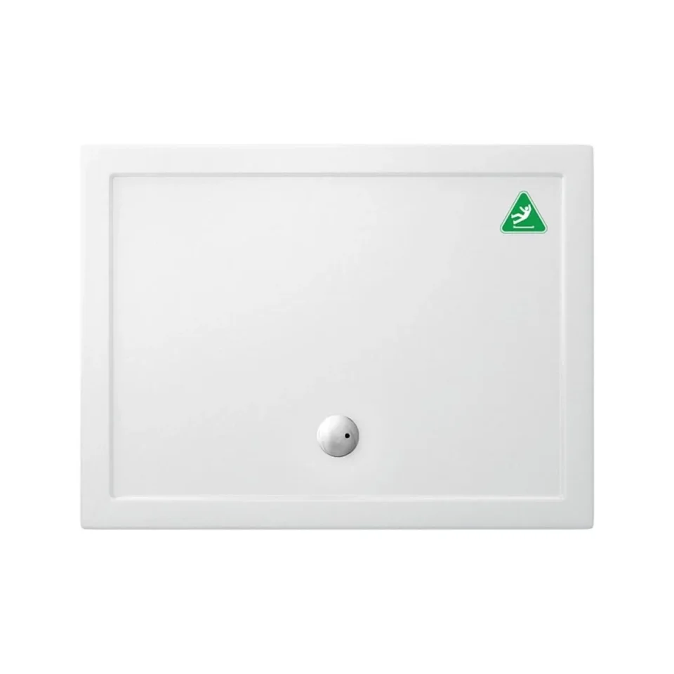 Britton Rectangular Shower Tray 900 X 1200mm Anti Slip detail view - Image 2