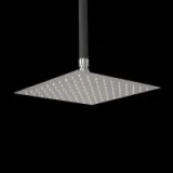 Crosswater Planet Fixed Head 250mm & Wall Arm Square Chrome product image - Image 3