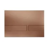 Crosswater Venue Flush Plate Brushed Bronze detail view - Image 2