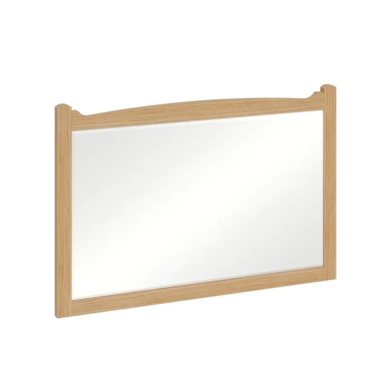 Burlington Guild Mirror 850mm Light Oak detail view - Image 4