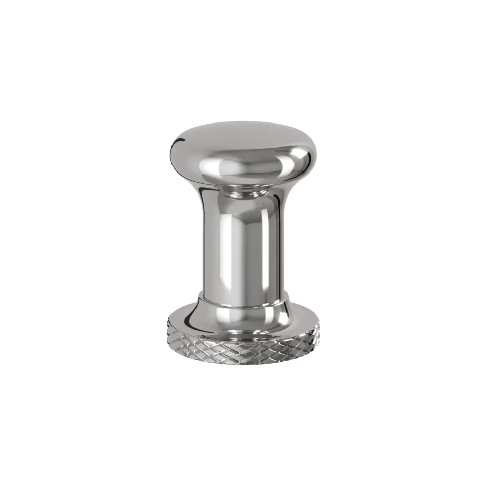 Burlington Classique 1850 Profile Finial Chrome detail view - Image 2
