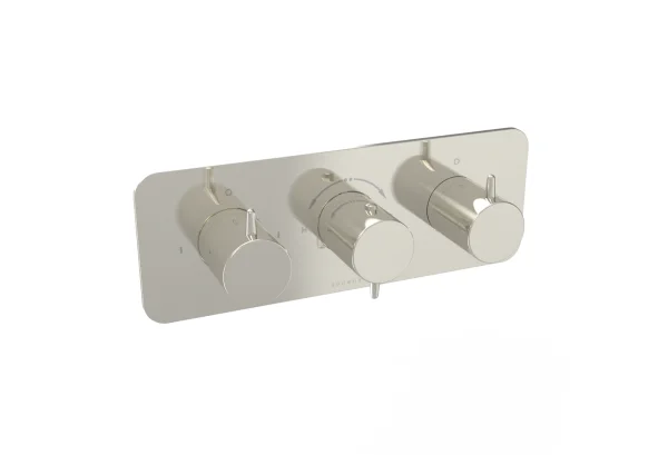 Saneux Eden 3 Way Handles & Plate Finish Kit In Landscape (for Ed021l) - Chrome