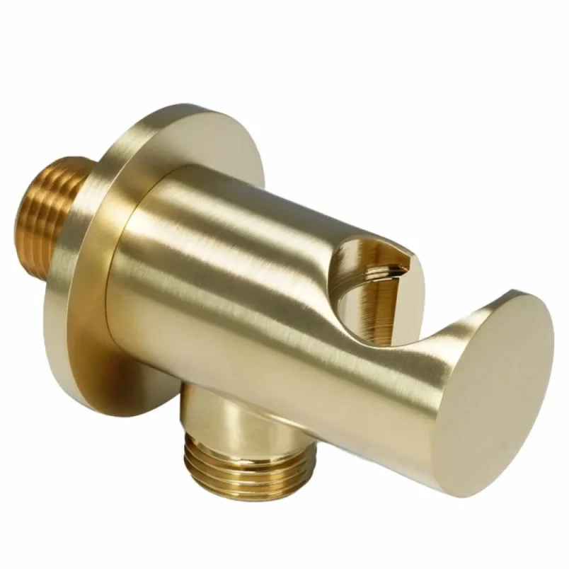VOS Water outlet elbow Brushed Brass  detail view - Image 2