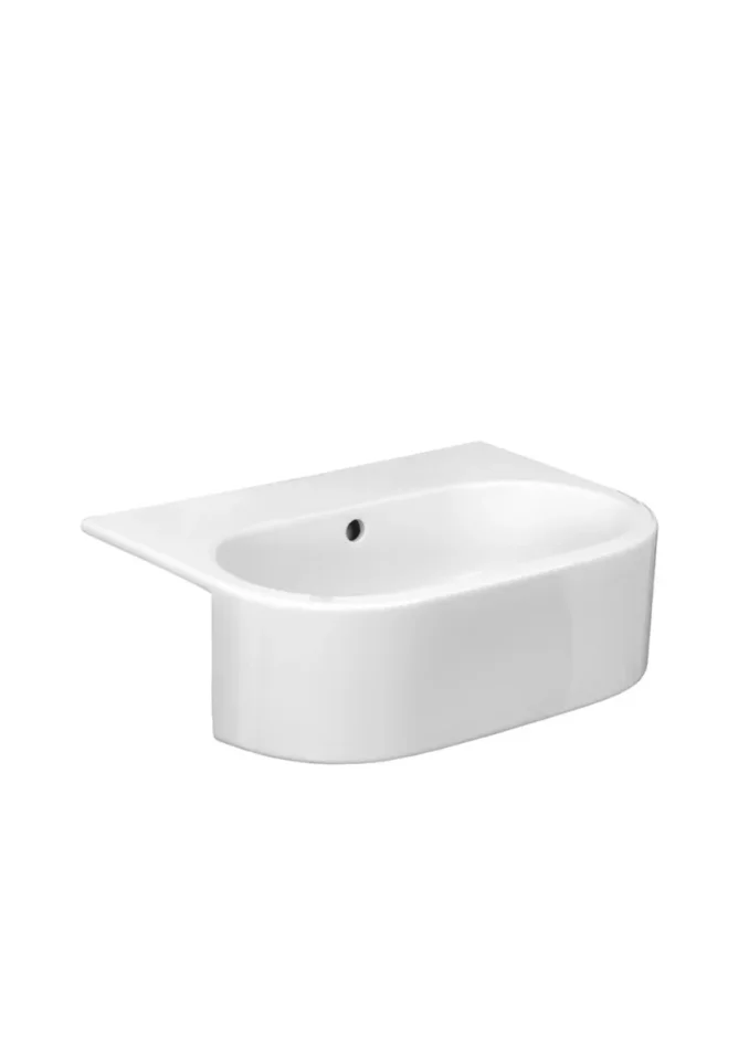 Saneux Uni 54x40cm Semi-recessed Washbasin - 0th product image - Image 2
