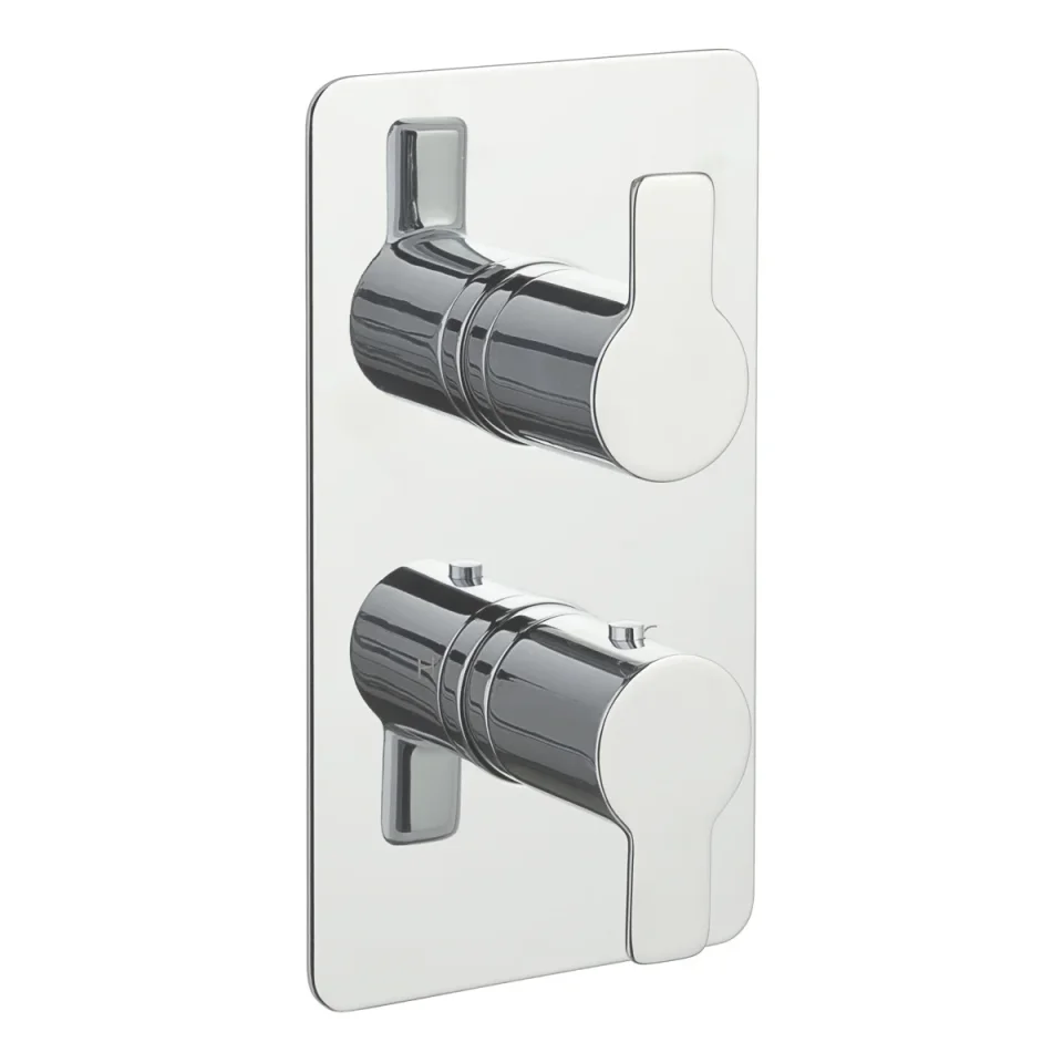 Just Taps Amore Thermostatic Shower Valve Single Option Chrome product image - Image 2