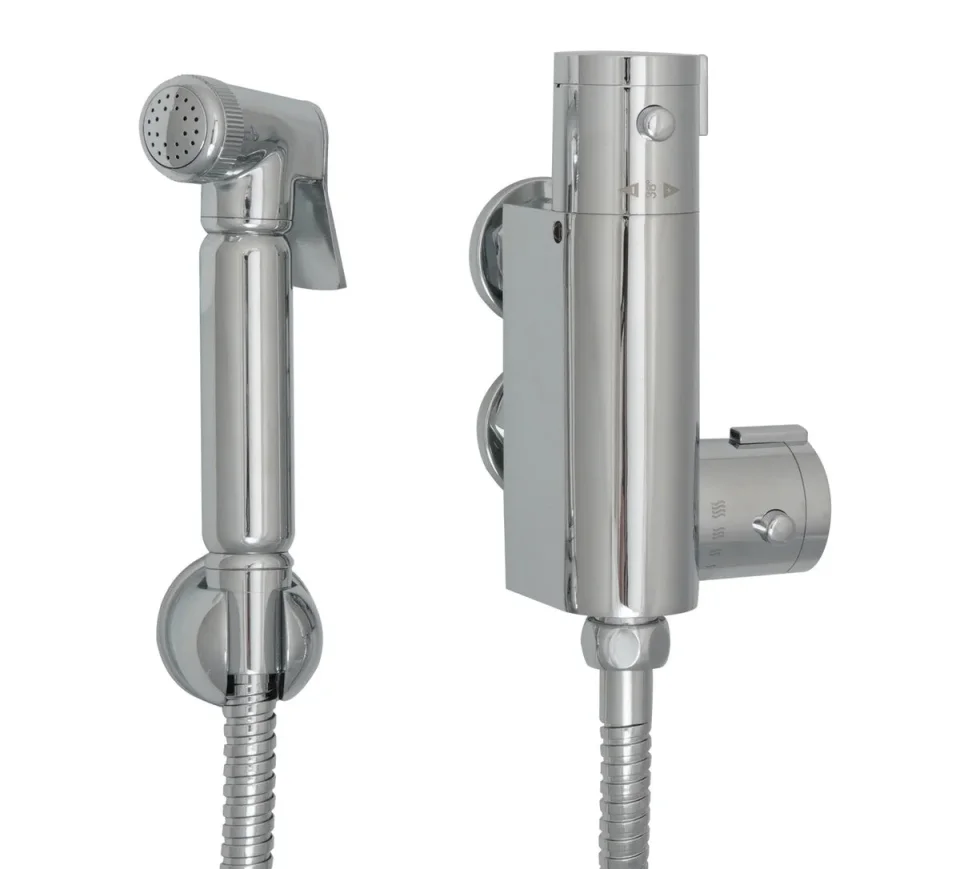 Just Taps Douche Kit Complete With Vertical Thermostatic Bar Valve product image - Image 2