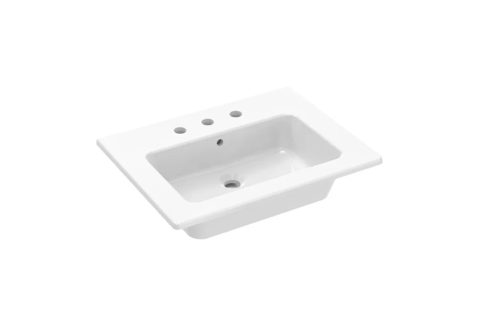 Saneux Uni 60x47cm Washbasin 3th product image - Image 3