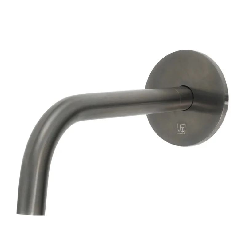 Just Taps Vos Slim Basin Spout 200mm Brushed Black product image - Image 3