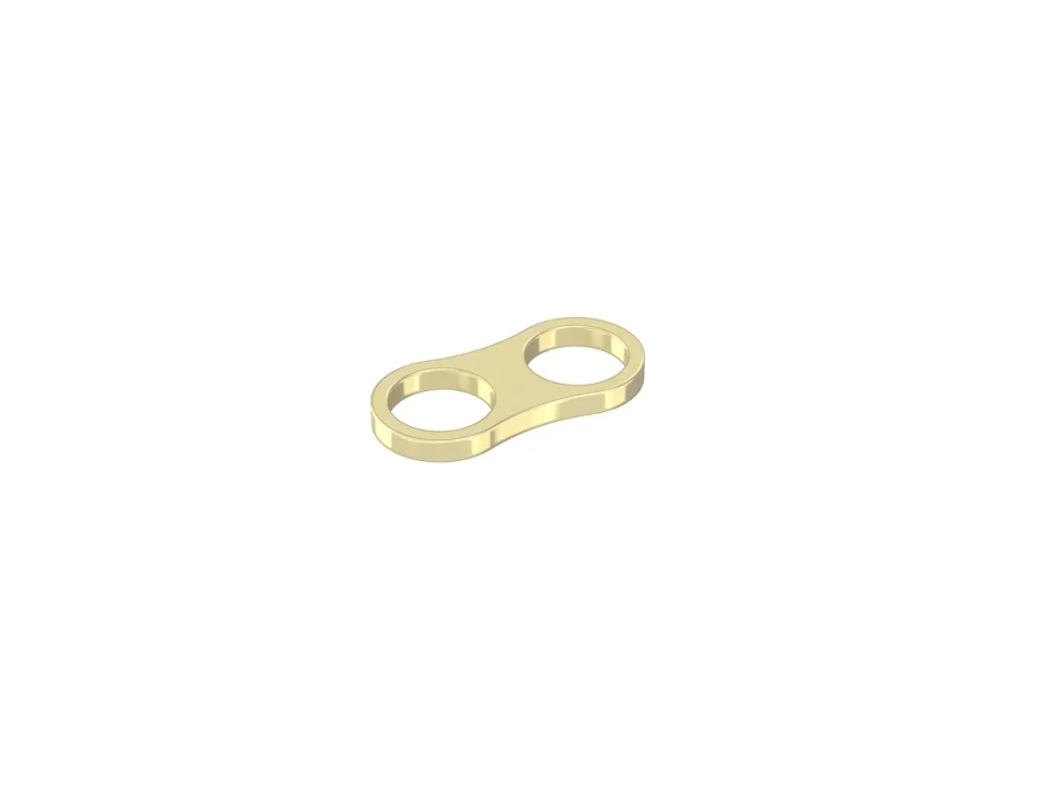 Saneux Hose Retaining Ring - Brushed Brass product image - Image 3