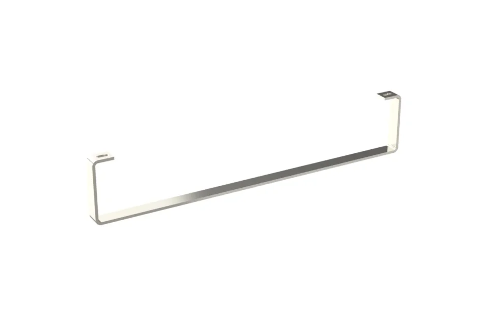 Saneux Matteo Slim 50cm Towel Rail (for 39001) - Brushed Nickel product image - Image 4
