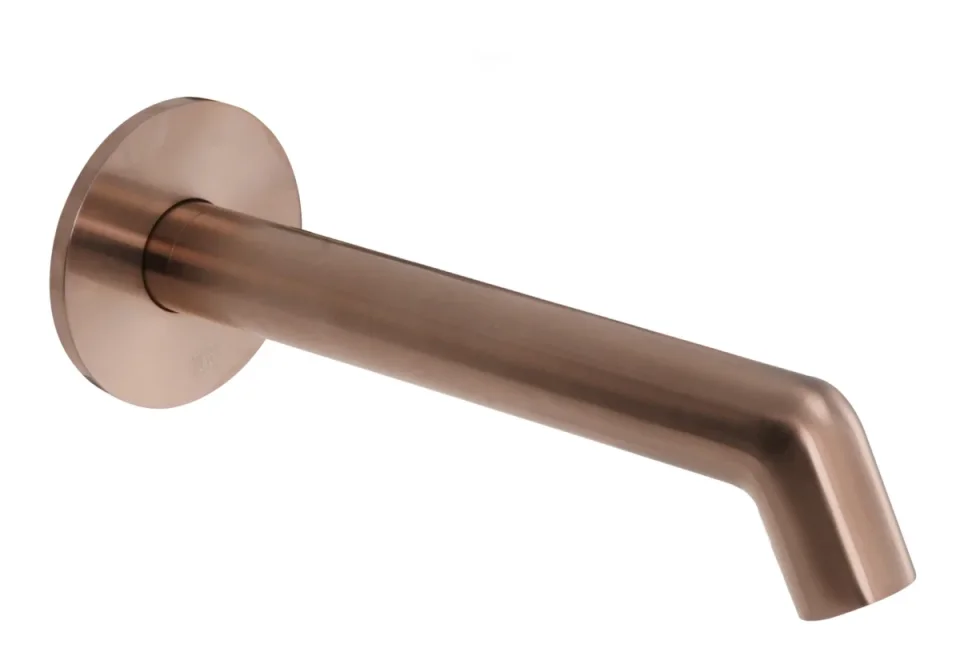 Just Taps Evo Bath Spout Brushed Bronze 200mm product image - Image 2