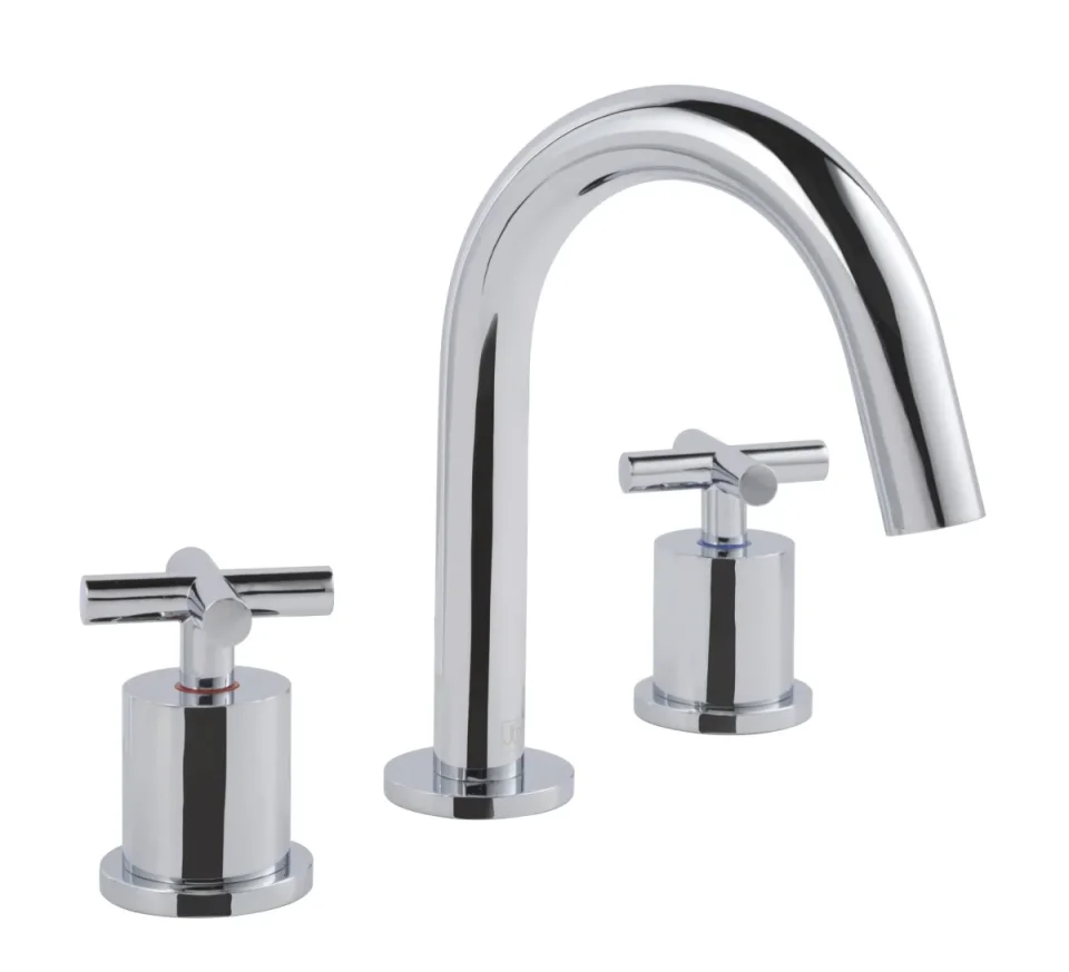 Just Taps Solex 3 Hole Deck Mounted Basin Mixer Chrome product image - Image 3