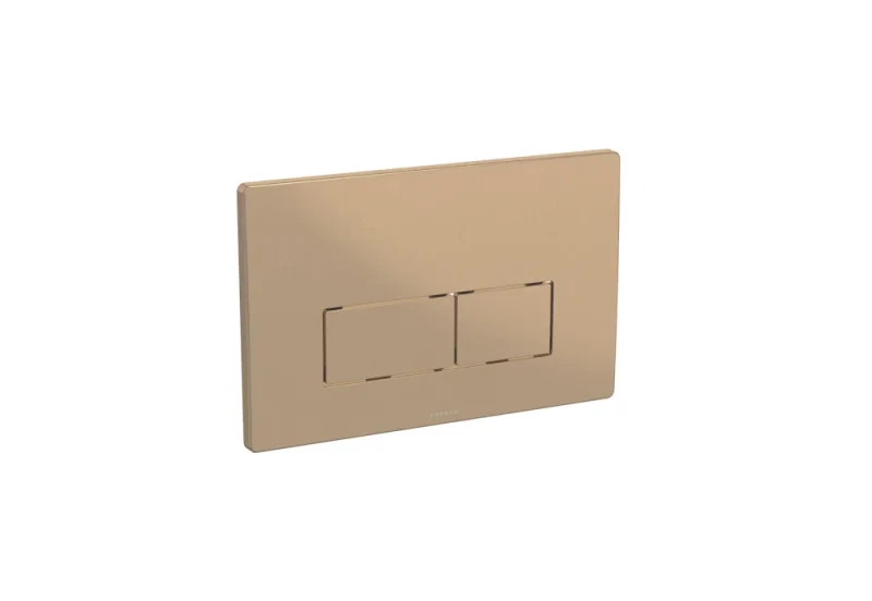 Saneux Flushe 2.0 Square Flush Plate Kit - Brushed Bronze product image - Image 2