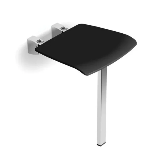 Hib Shower Seat With Support Leg (dark Grey) detail view - Image 3