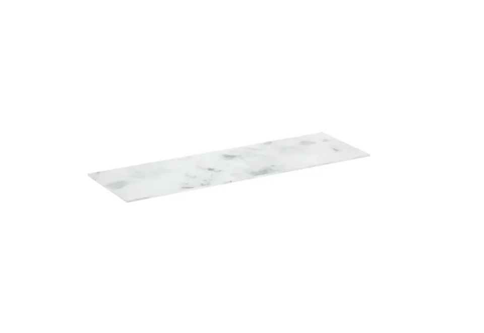 Saneux Uni 160cm Countertop - Matte Carrara White - 12mm product image - Image 4
