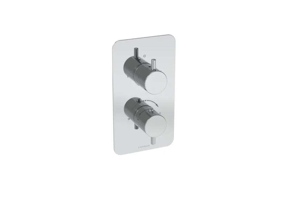 Saneux Cos Thermostatic Handle - Classic - Chrome product image - Image 2