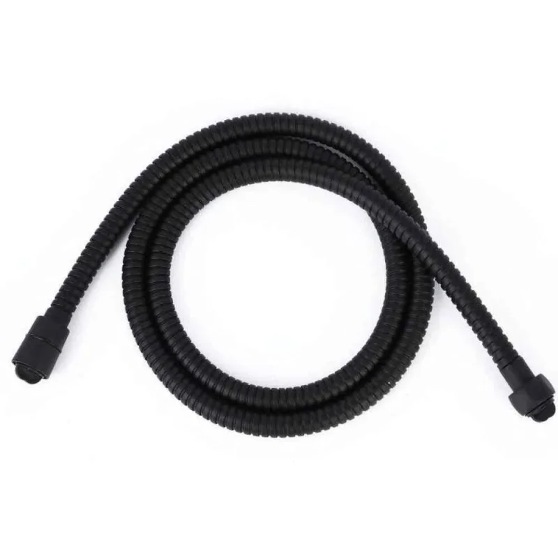 Just Taps Vos 1.50M Metal Hose Matt Black product image - Image 2