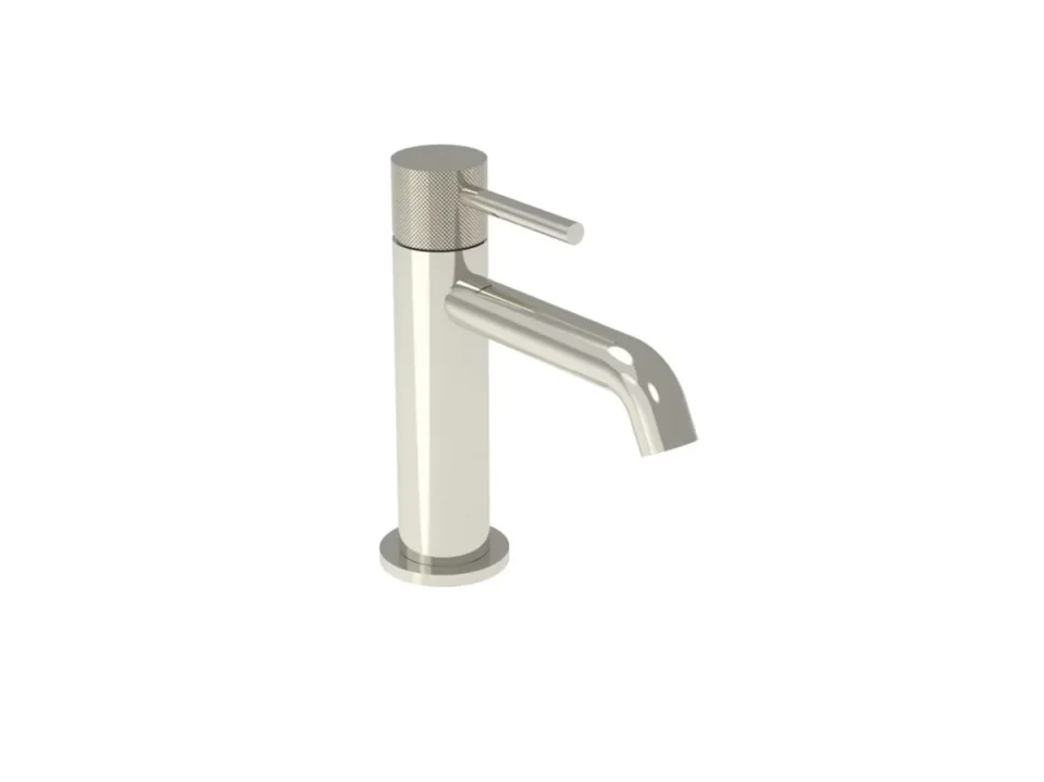 Saneux Cos Knurled Basin Mixer Handle - Brushed Nickel product image - Image 2