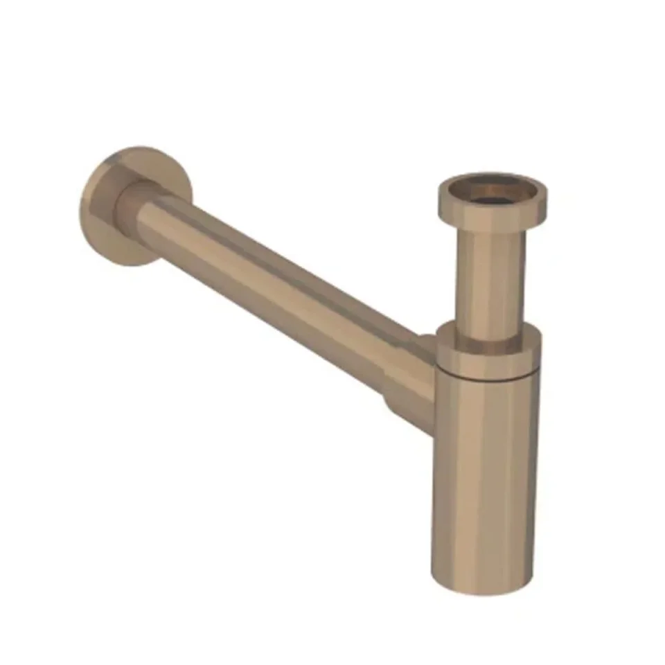 Saneux Cos Round Bottle Trap - Brushed Bronze product image - Image 3