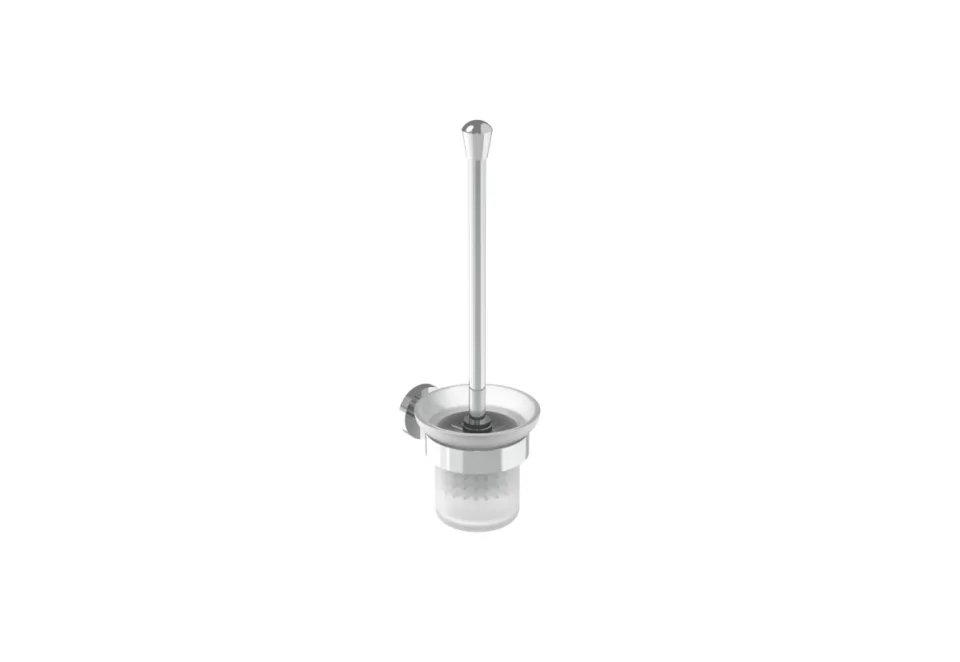 Saneux Cos Toilet Brush & Holder - Chrome product image - Image 2