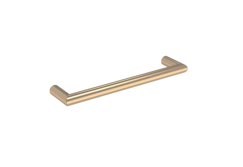 Saneux Ember 600mm Round Electric Towel Rail - 12v - Brushed Bronze - Size Tolerance Between 595 - 600mm product image - Image 3