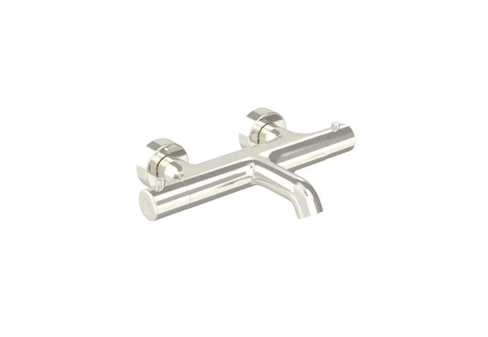 Saneux Cos Thermostatic Bath Shower Mixer - Brushed Nickel (pvd) product image - Image 3