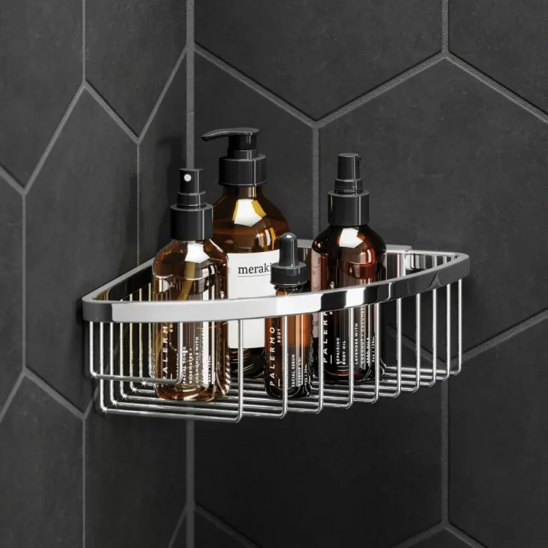 Hib Corner Shower Basket (chrome) - Traditional detail view - Image 2
