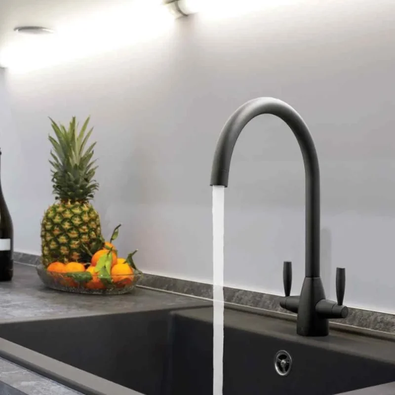 Just Taps Blink Sink Mixer Swivel Spout Matt Black product image - Image 4