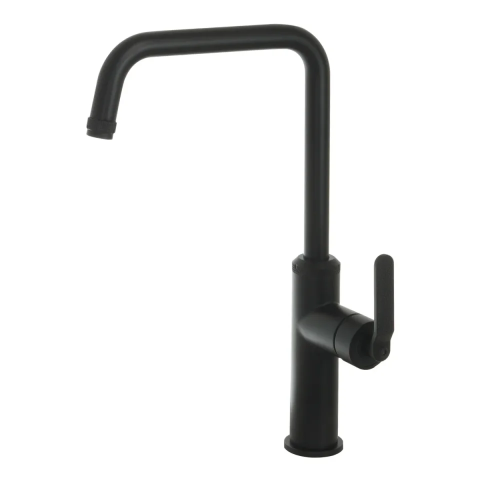 Just Taps Decor Matt Black Single Lever Sink Mixer product image - Image 3
