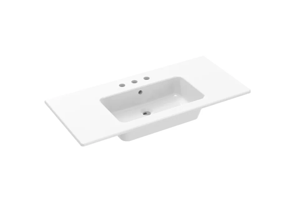 Saneux Uni 100x47cm Washbasin 3th product image - Image 4