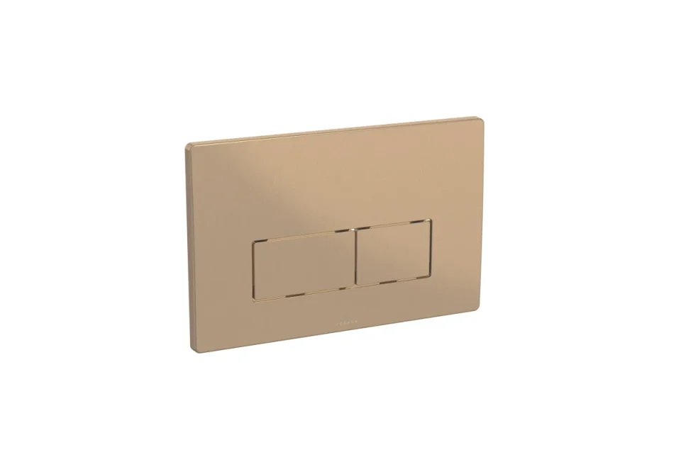 Saneux Flushe 2.0 Square Flush Plate Only - Brushed Bronze product image - Image 3