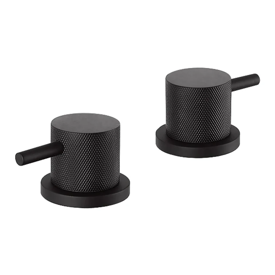 Just Taps Vos Panel Valves Matt Black product image - Image 3