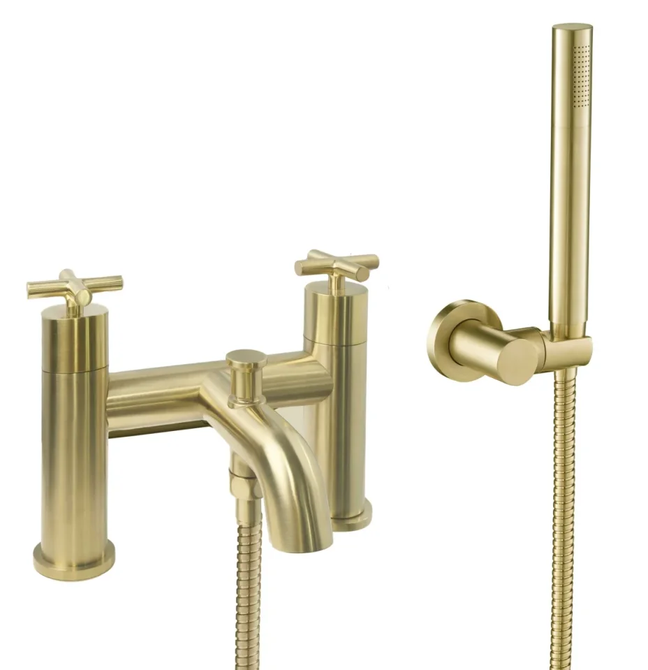 Just Taps Solex Bath Shower Mixer With Kit Brushed Brass product image - Image 3