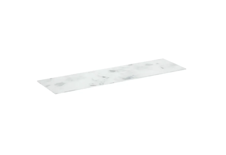 Saneux Uni 180cm Countertop - Matte Carrara White - 12mm product image - Image 3