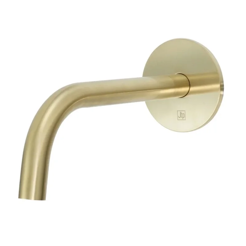 Just Taps Vos Slim Basin Spout 150mm Brushed Brass product image - Image 2