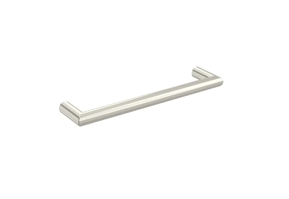 Saneux Ember 600mm Round Electric Towel Rail - 12v - Brushed Nickel - Size Tolerance Between 595 - 600mm product image - Image 3